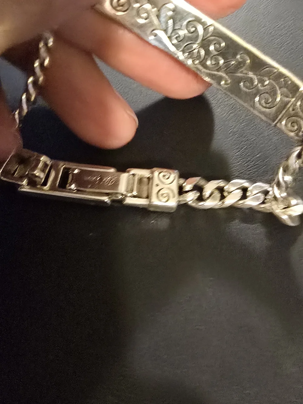 Believe In Yourself Engraved Silver-Tone BRIGHTON  ID Bracelet